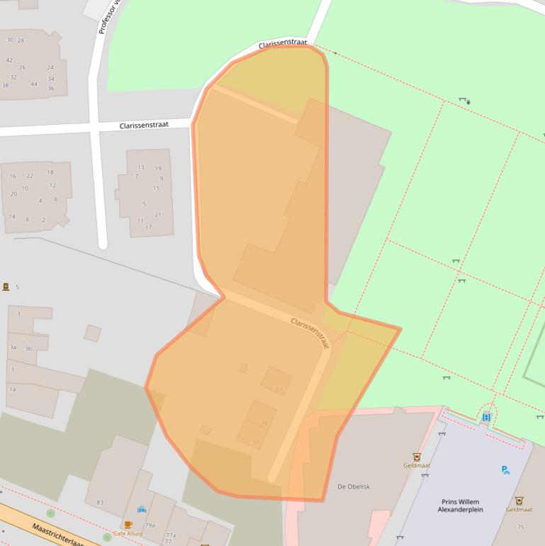 Kaart van postcodegebied 6291GR.