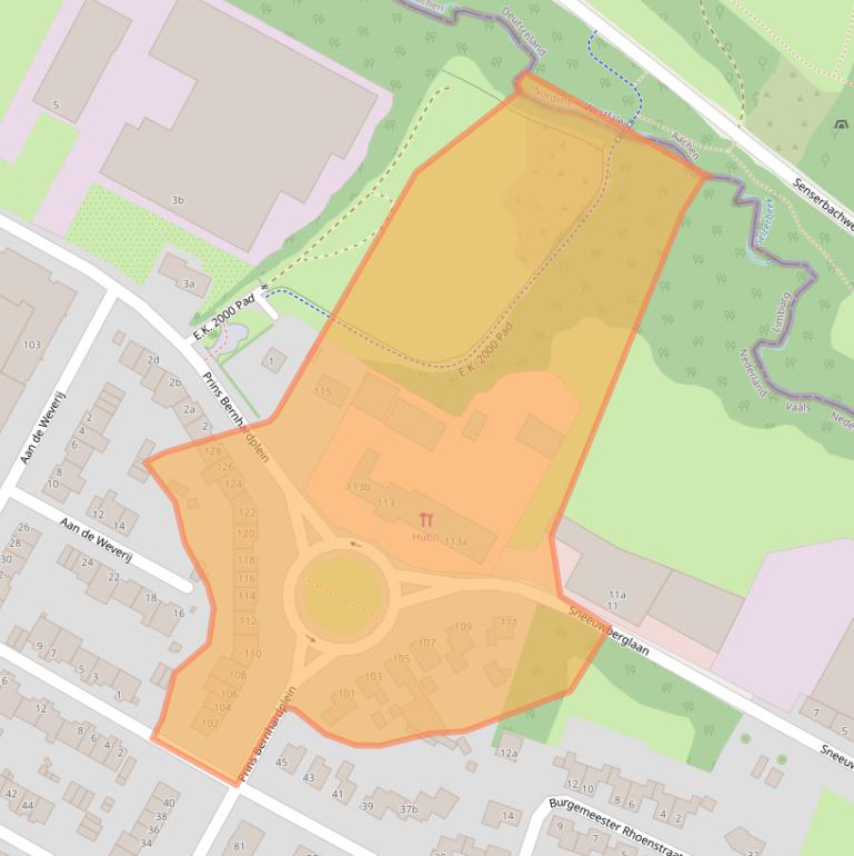 Kaart van postcodegebied 6291HA.