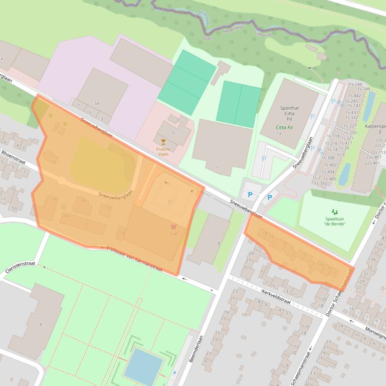 Kaart van postcodegebied 6291HC.