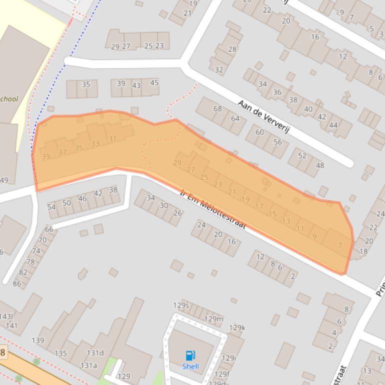 Kaart van postcodegebied 6291HD.