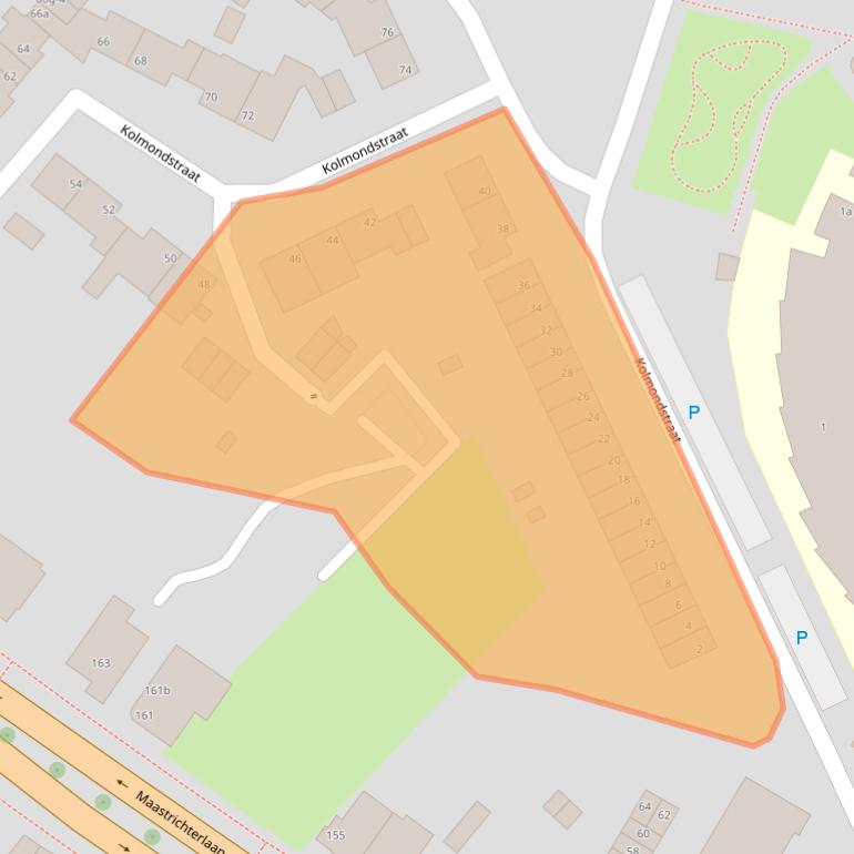 Kaart van postcodegebied 6291HM.