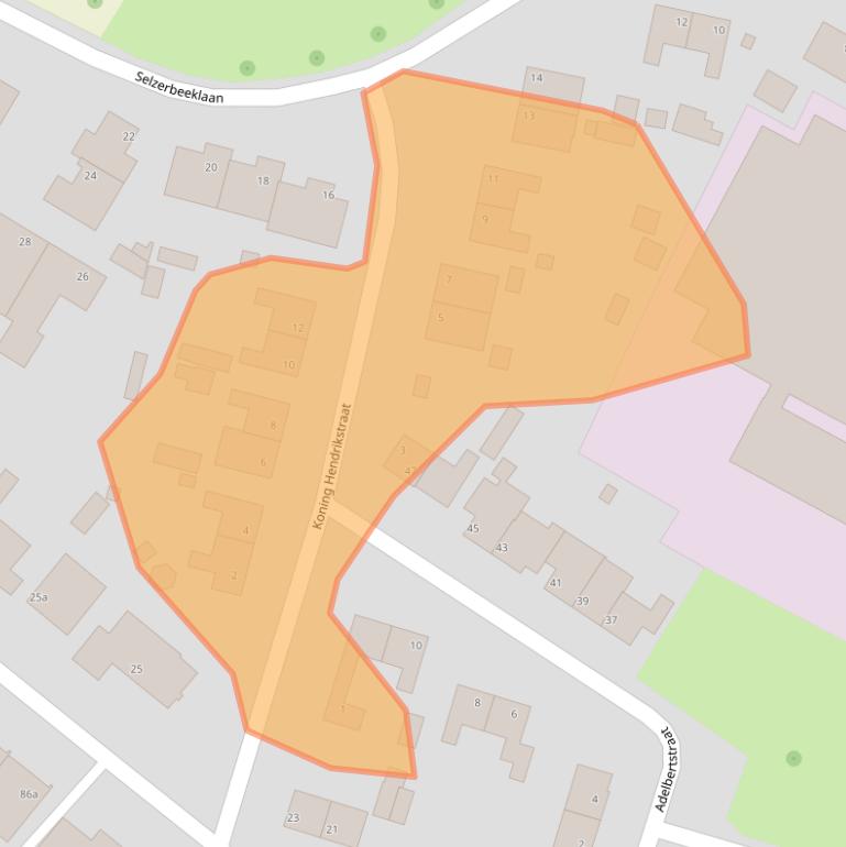 Kaart van postcodegebied 6291HR.