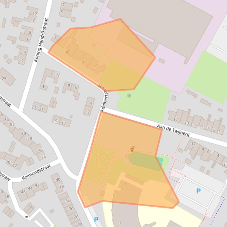 Kaart van postcodegebied 6291HS.