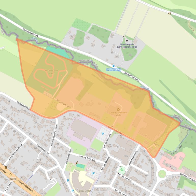 Kaart van postcodegebied 6291HV.