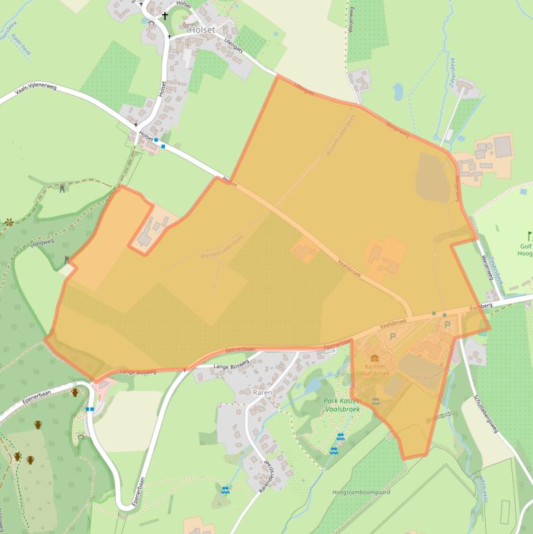 Kaart van postcodegebied 6291NH.