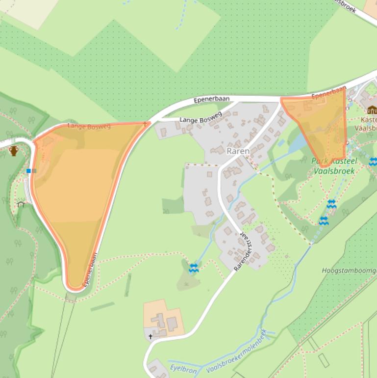 Kaart van postcodegebied 6291NN.