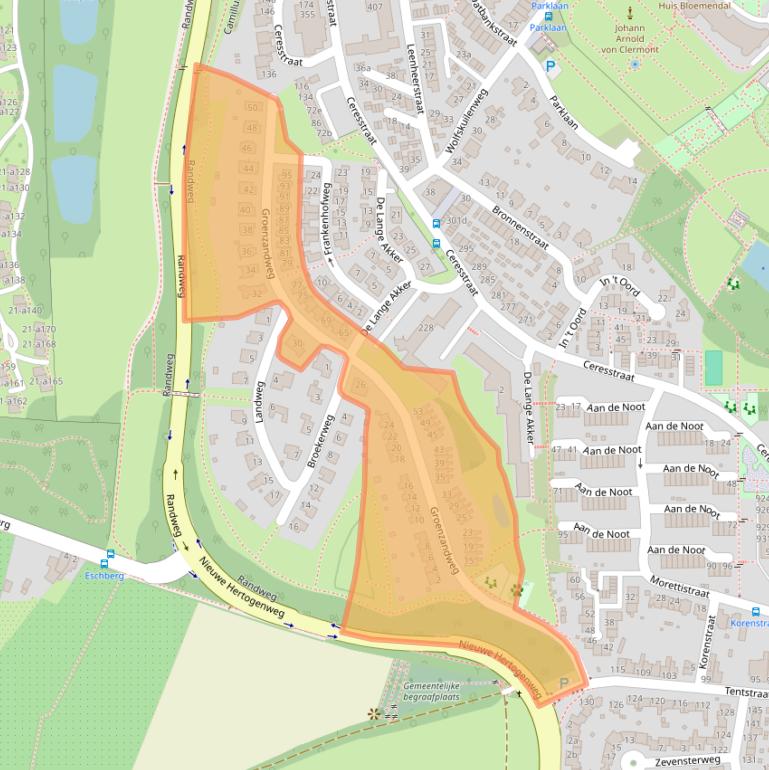 Kaart van postcodegebied 6291VG.