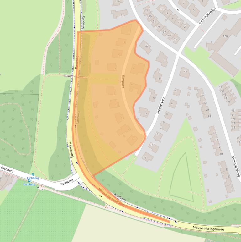 Kaart van postcodegebied 6291VJ.