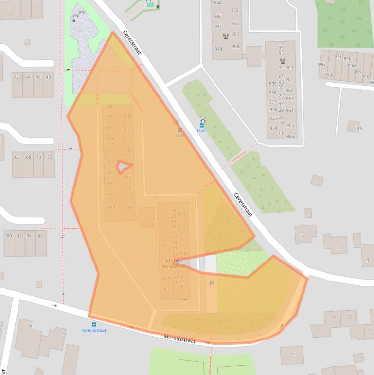 Kaart van postcodegebied 6291XJ.