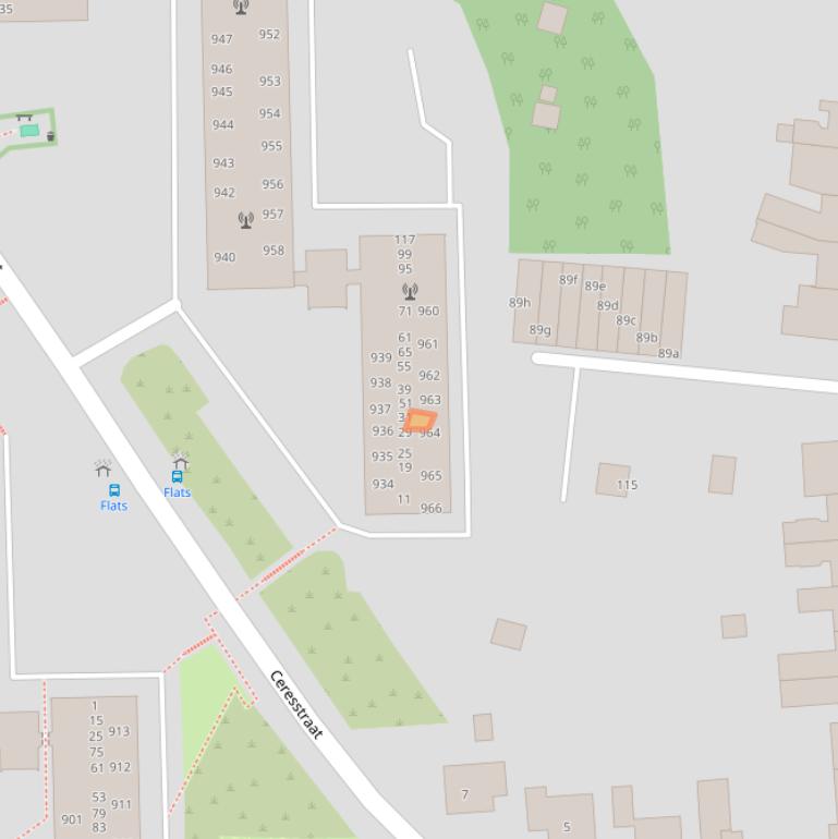 Kaart van postcodegebied 6291XP.