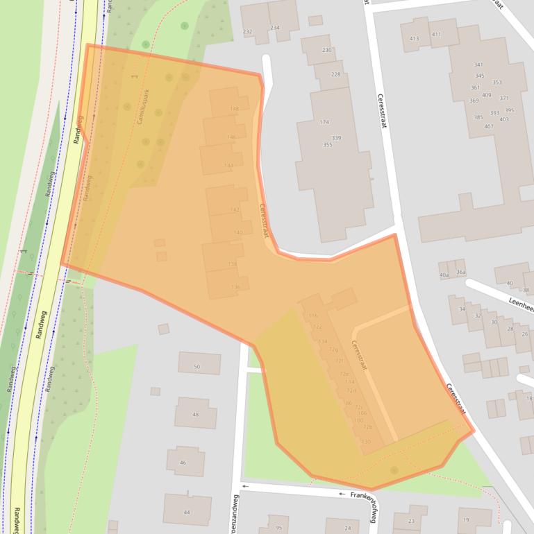 Kaart van postcodegebied 6291XX.