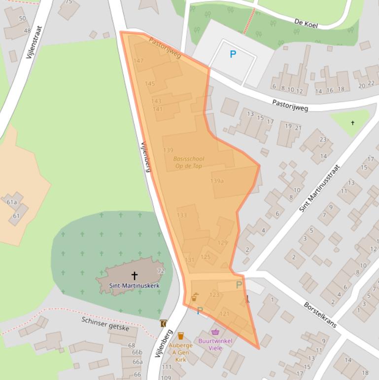 Kaart van postcodegebied 6294AT.