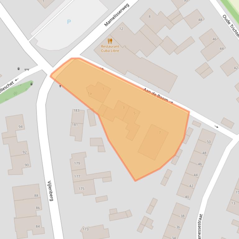 Kaart van postcodegebied 6294BJ.