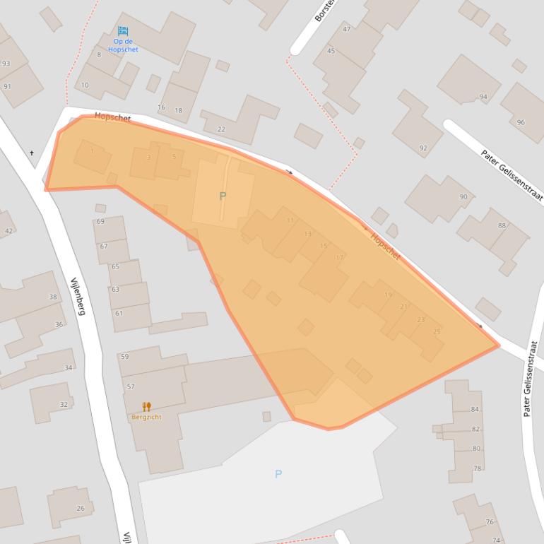 Kaart van postcodegebied 6294BK.