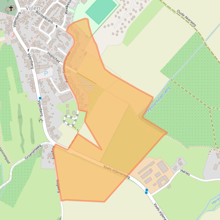 Kaart van postcodegebied 6294BM.