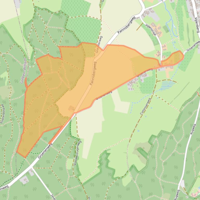 Kaart van postcodegebied 6294NC.