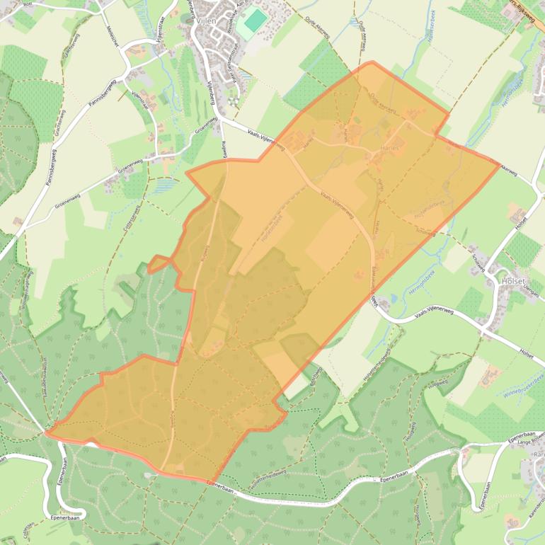 Kaart van postcodegebied 6294NG.