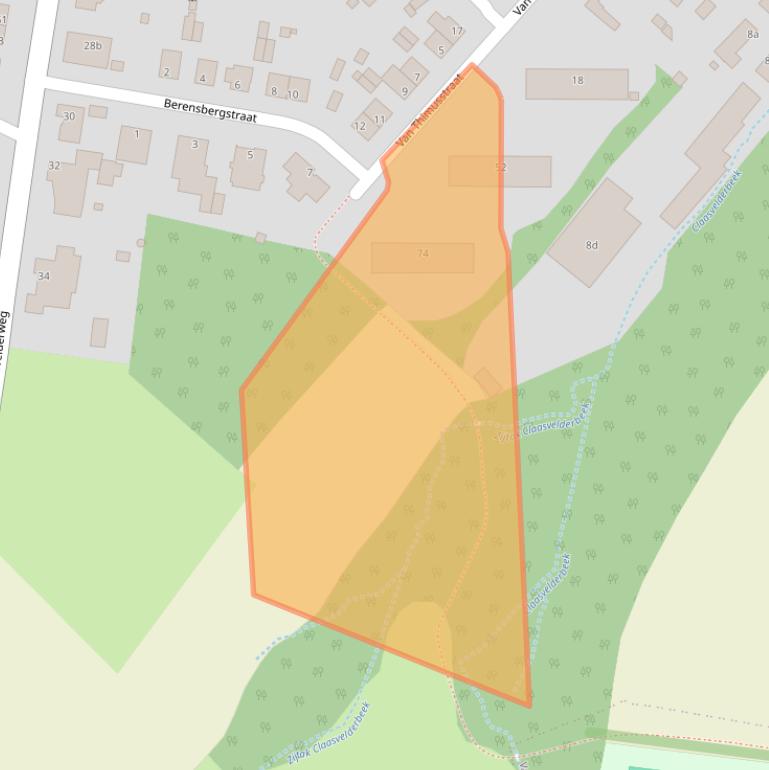 Kaart van postcodegebied 6295AC.