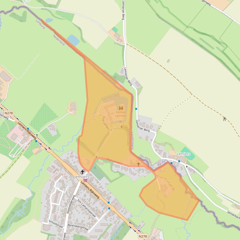 Kaart van postcodegebied 6295AT.