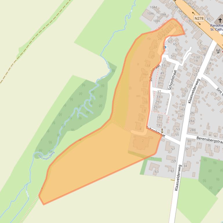 Kaart van postcodegebied 6295AV.