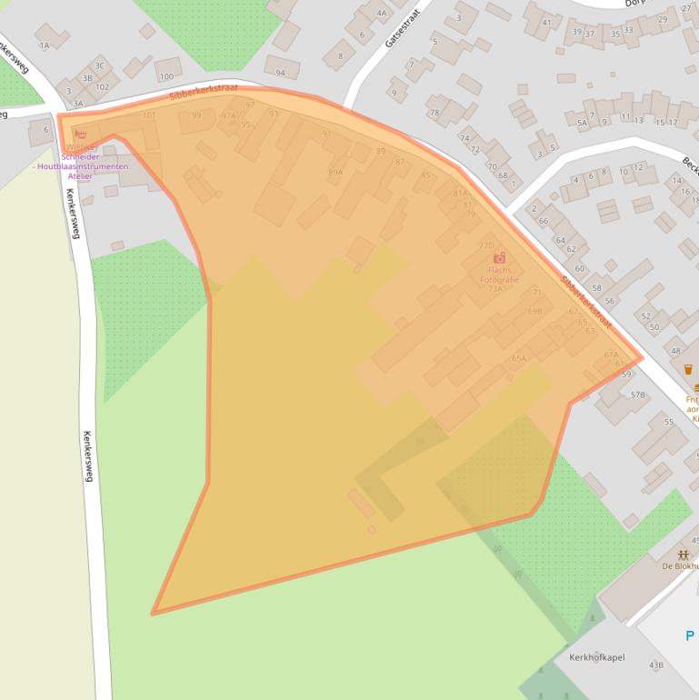 Kaart van postcodegebied 6301AV.