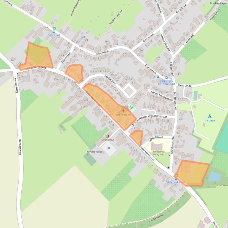 Kaart van postcodegebied 6301AW.