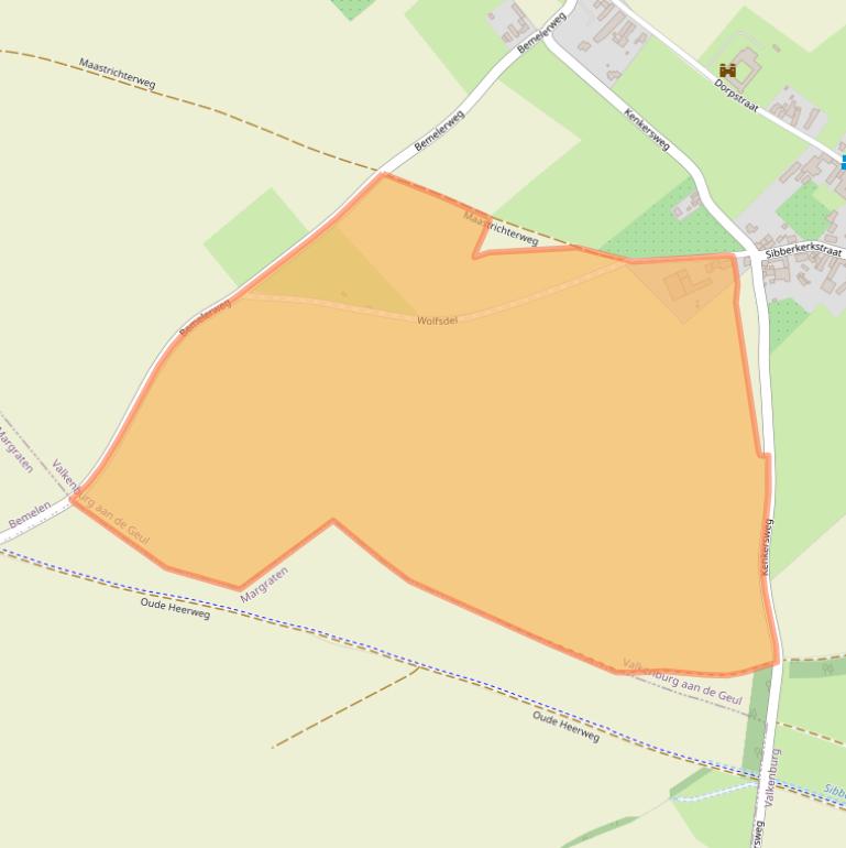 Kaart van postcodegebied 6301BH.