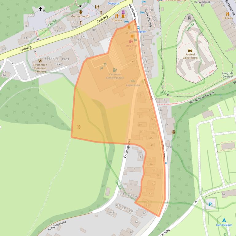 Kaart van postcodegebied 6301BK.