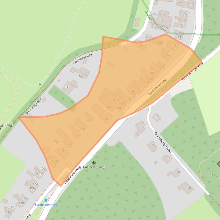 Kaart van postcodegebied 6301BL.