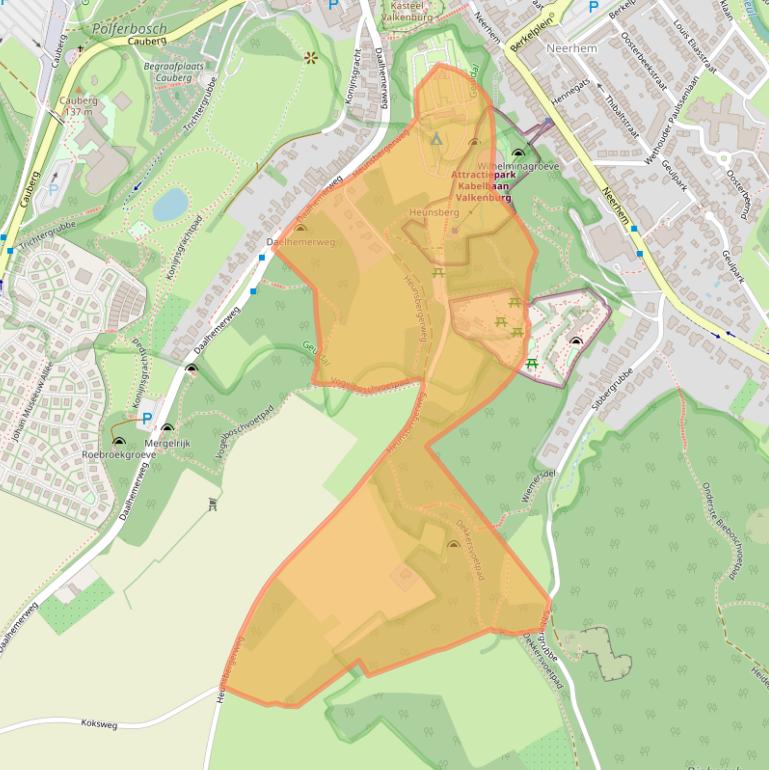 Kaart van postcodegebied 6301BN.