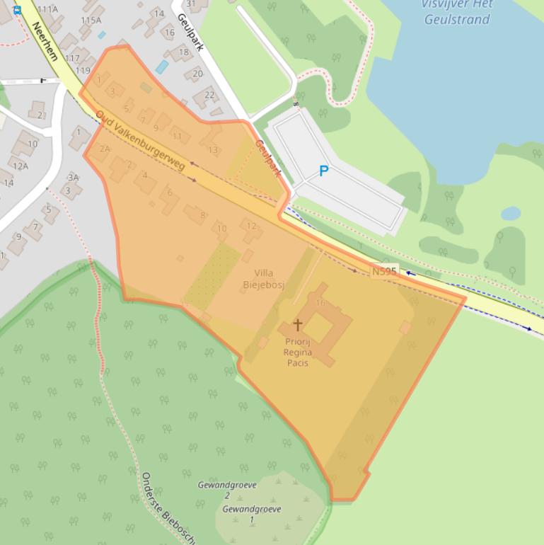 Kaart van postcodegebied 6301CK.