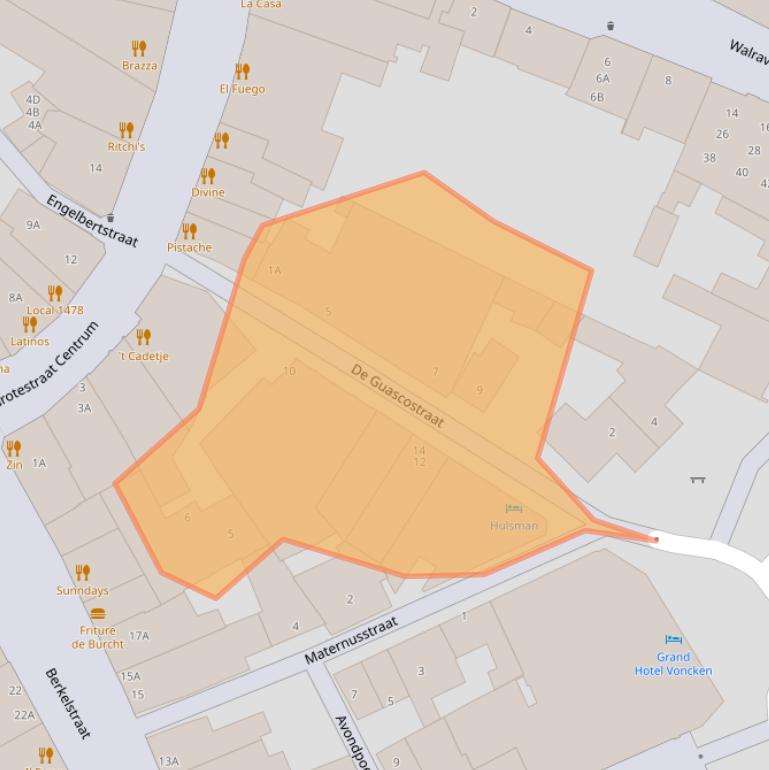 Kaart van postcodegebied 6301CT.