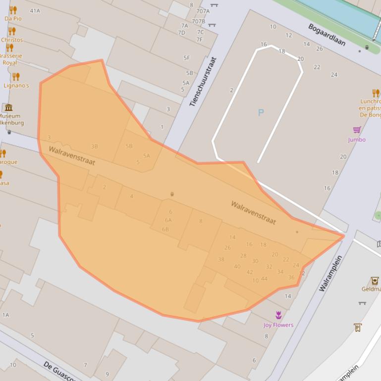 Kaart van postcodegebied 6301DB.