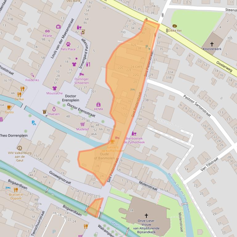 Kaart van postcodegebied 6301DR.