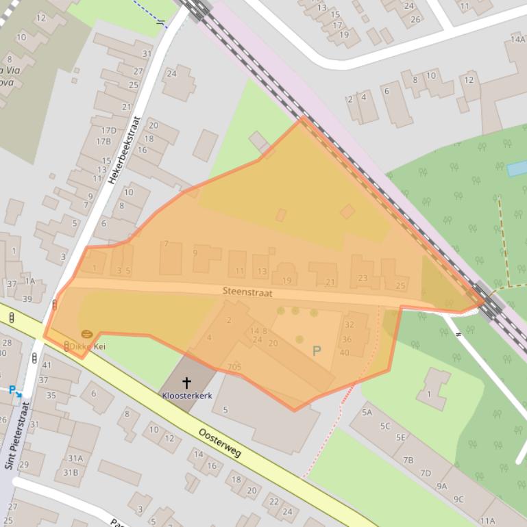 Kaart van postcodegebied 6301ED.