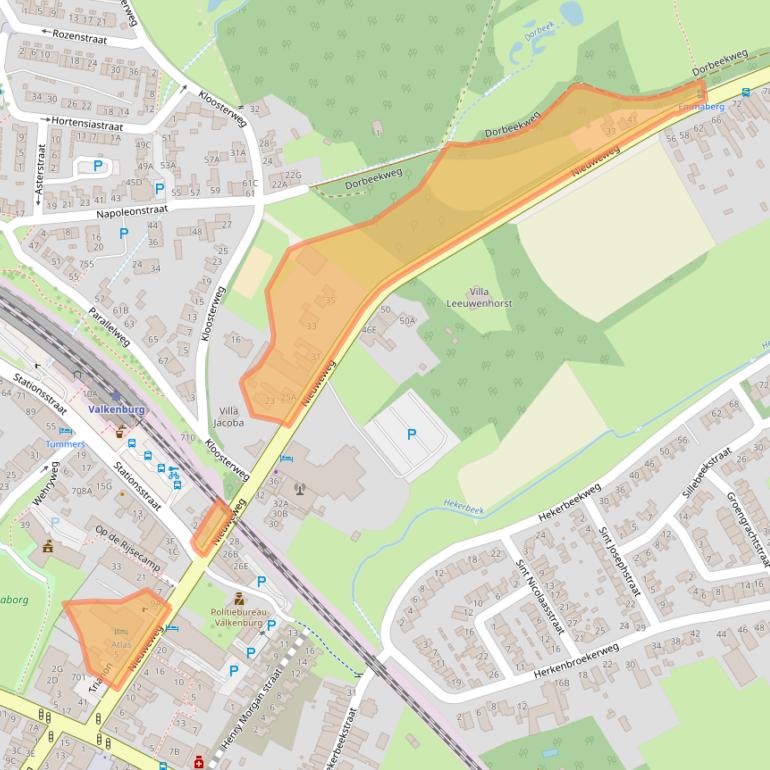 Kaart van postcodegebied 6301ES.