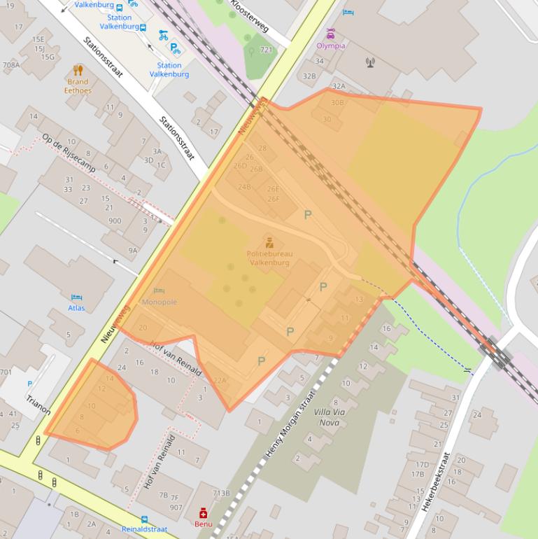 Kaart van postcodegebied 6301ET.