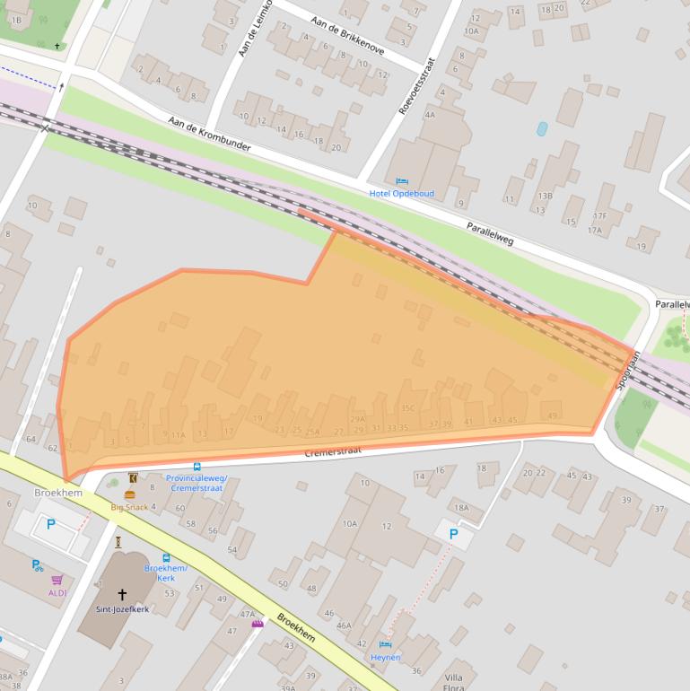 Kaart van postcodegebied 6301GD.