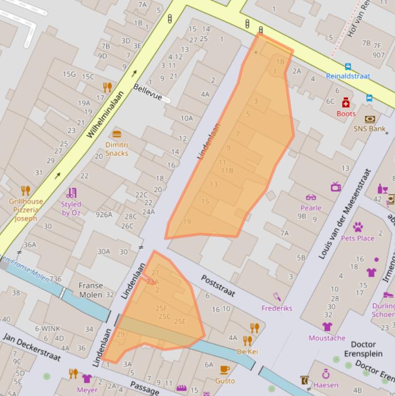 Kaart van postcodegebied 6301HA.