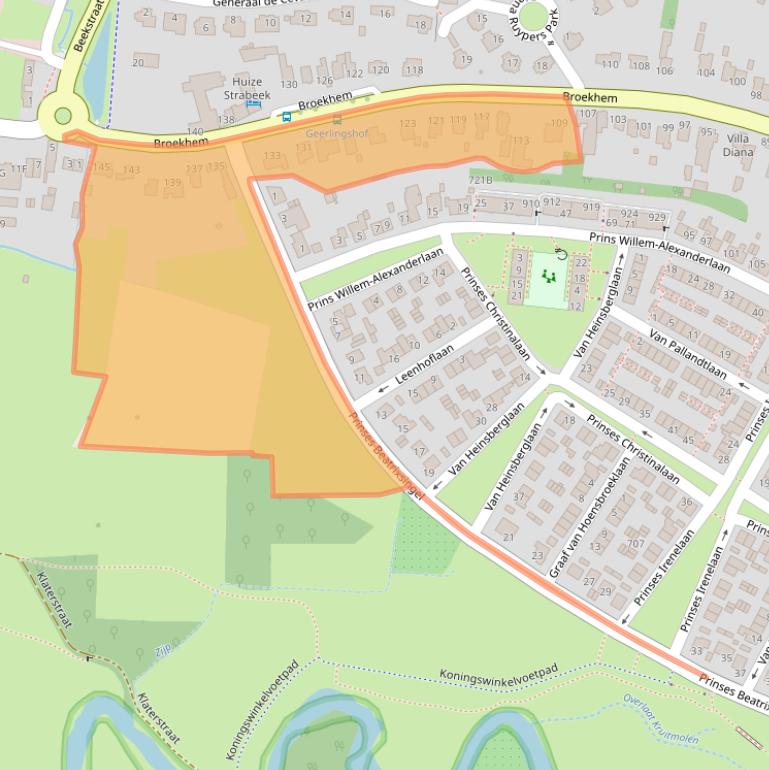 Kaart van postcodegebied 6301HG.