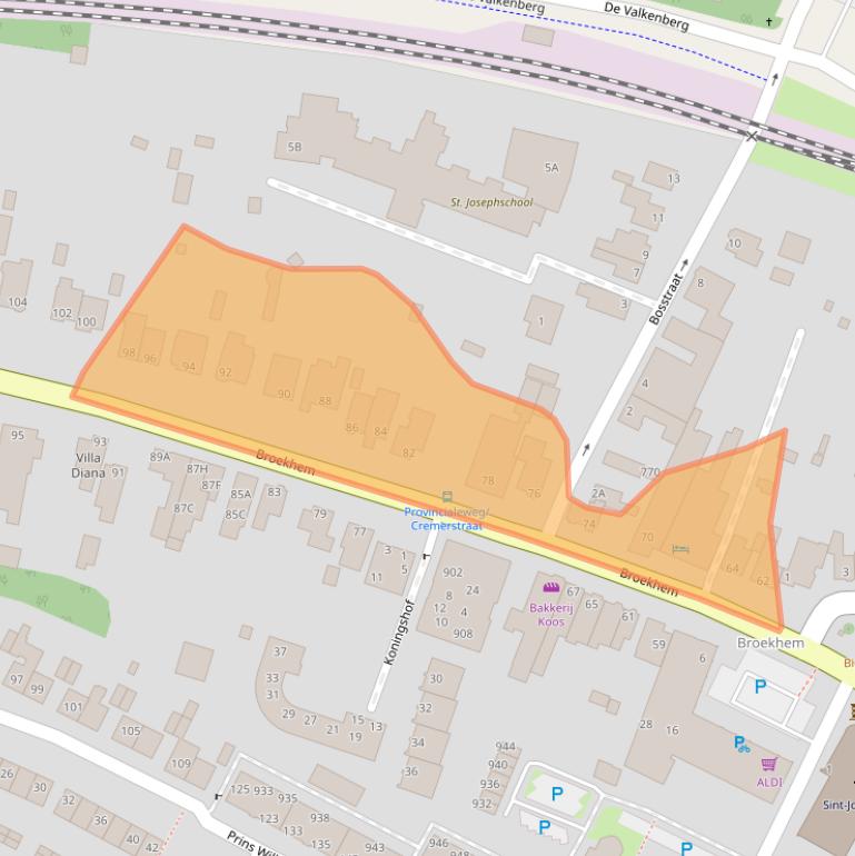 Kaart van postcodegebied 6301HK.