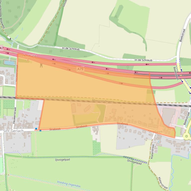 Kaart van postcodegebied 6301HS.