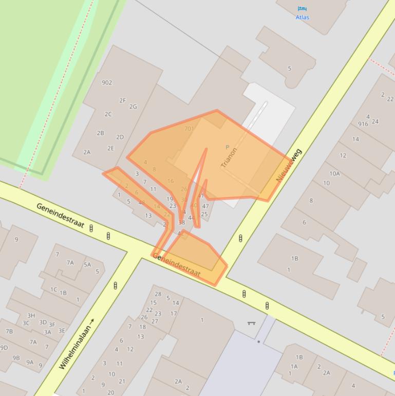 Kaart van postcodegebied 6301HX.