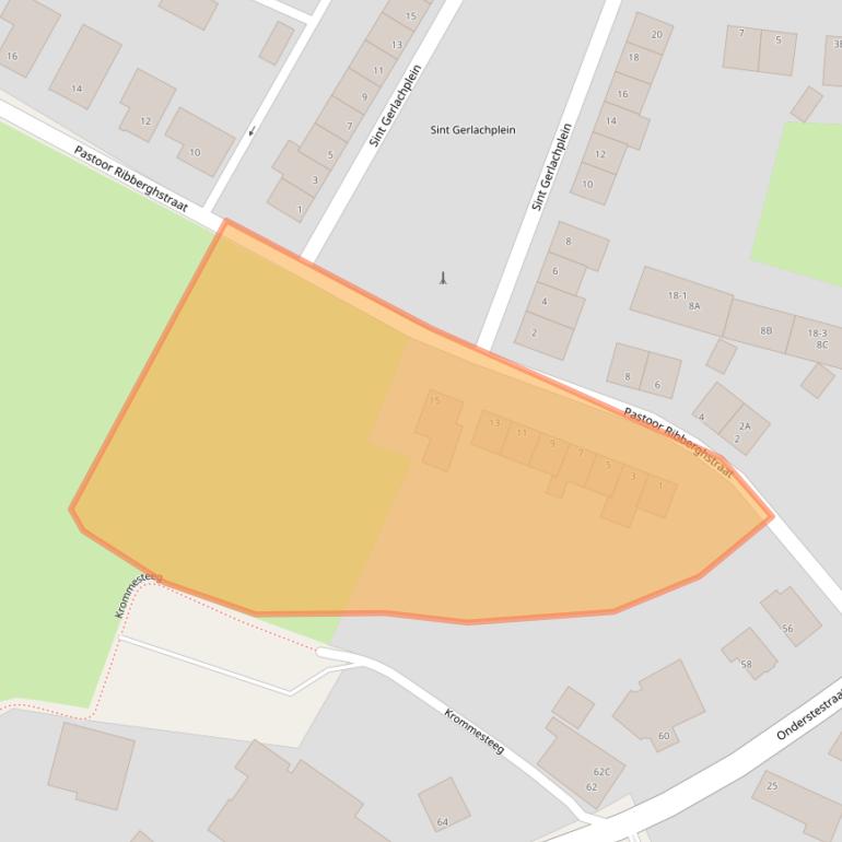 Kaart van postcodegebied 6301JW.