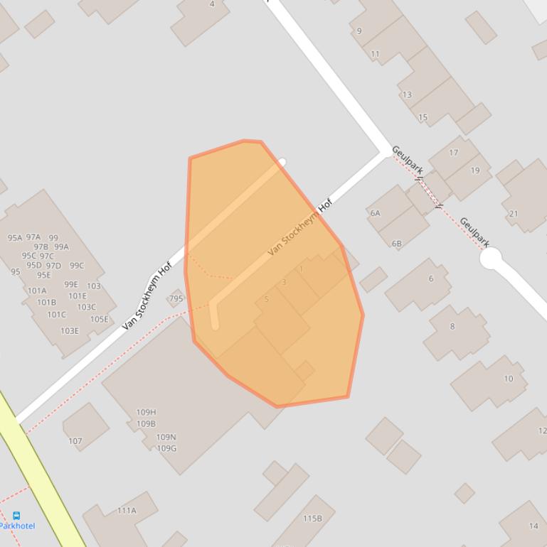 Kaart van postcodegebied 6301KP.