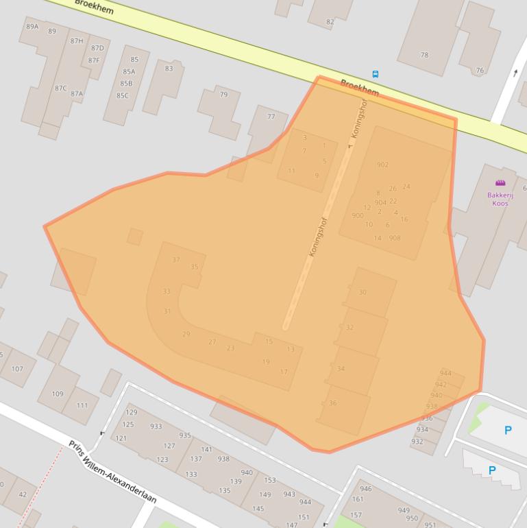 Kaart van postcodegebied 6301LT.
