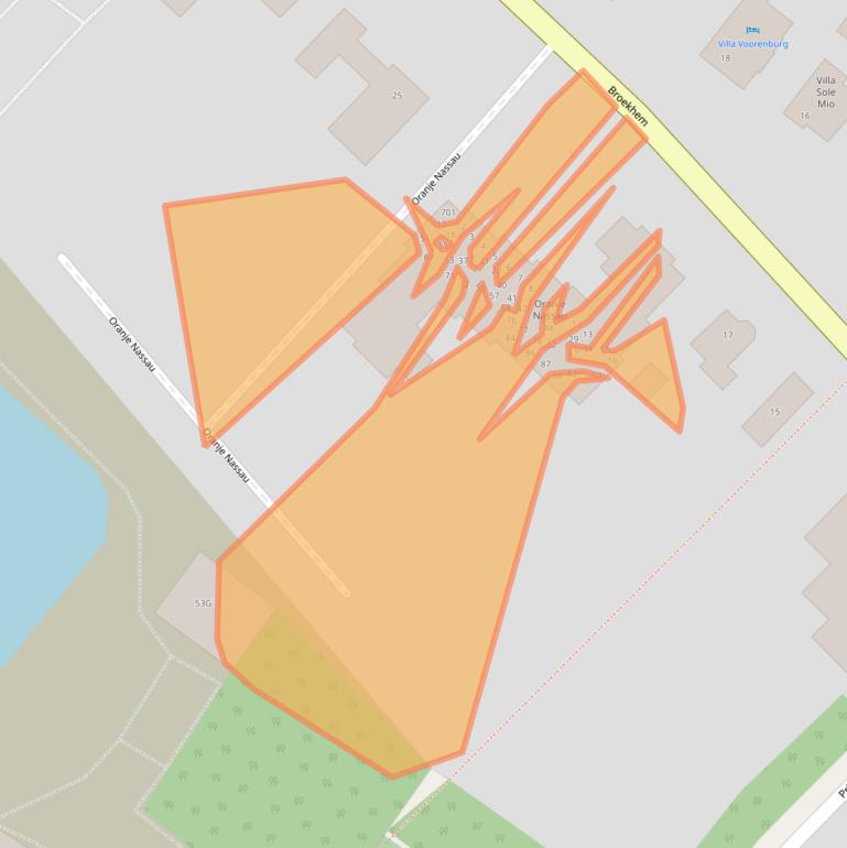 Kaart van postcodegebied 6301LW.