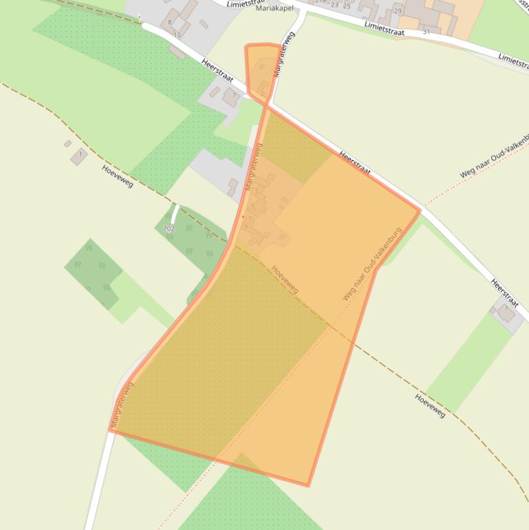 Kaart van postcodegebied 6301NZ.