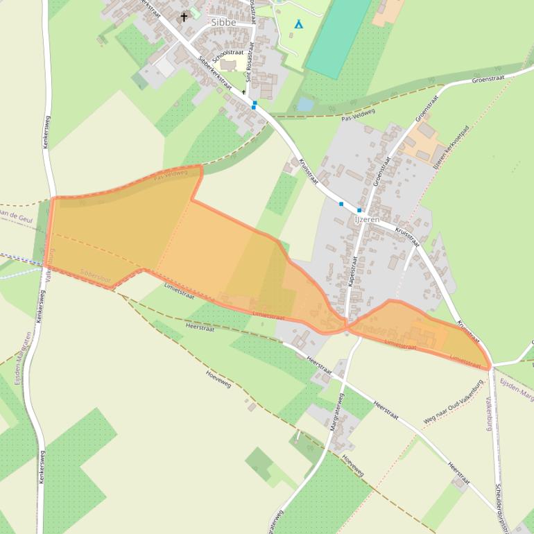 Kaart van postcodegebied 6301PA.