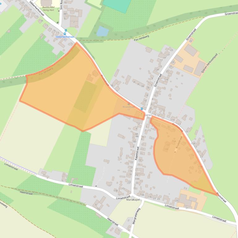 Kaart van postcodegebied 6301PC.